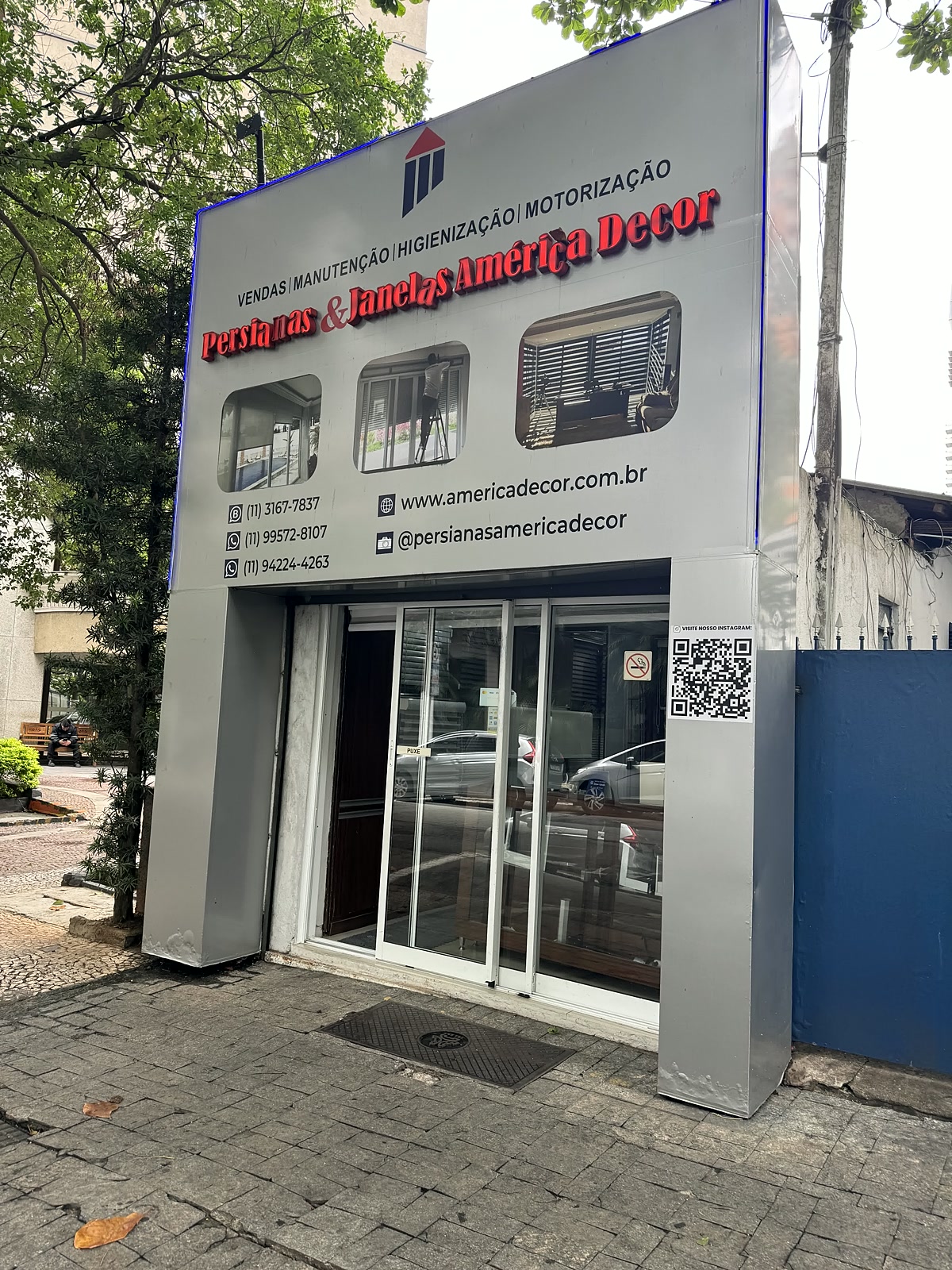 Fachada da loja América Decor